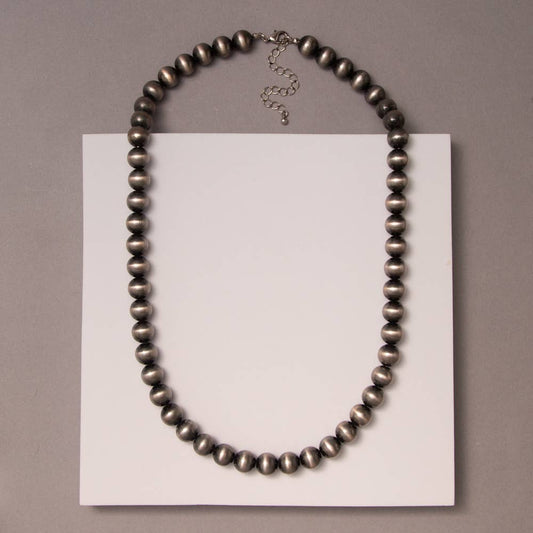 Western 10MM Pearl Beaded Necklace