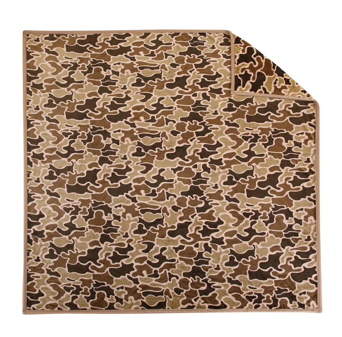Duck Camouflage King Size Super Soft Plush Blanket