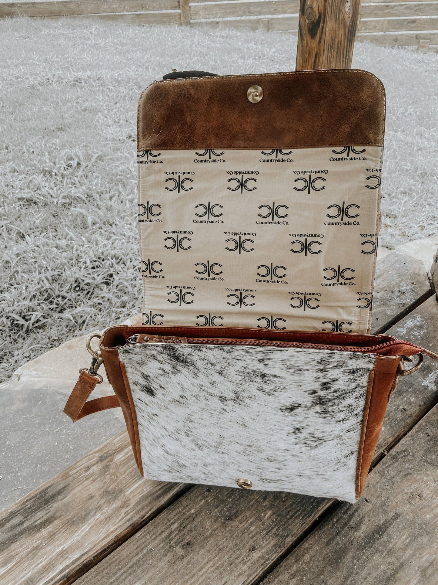 Magedalen Tooled Leather Cowhide Purse, Shoulder Bag