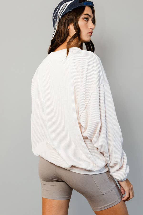 MIDWEST Comfy Oversize Graphic Sweatshirt, Gameday